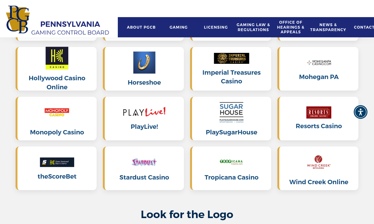 Capture of the Pennsylvania regulator directory used for the authorization match